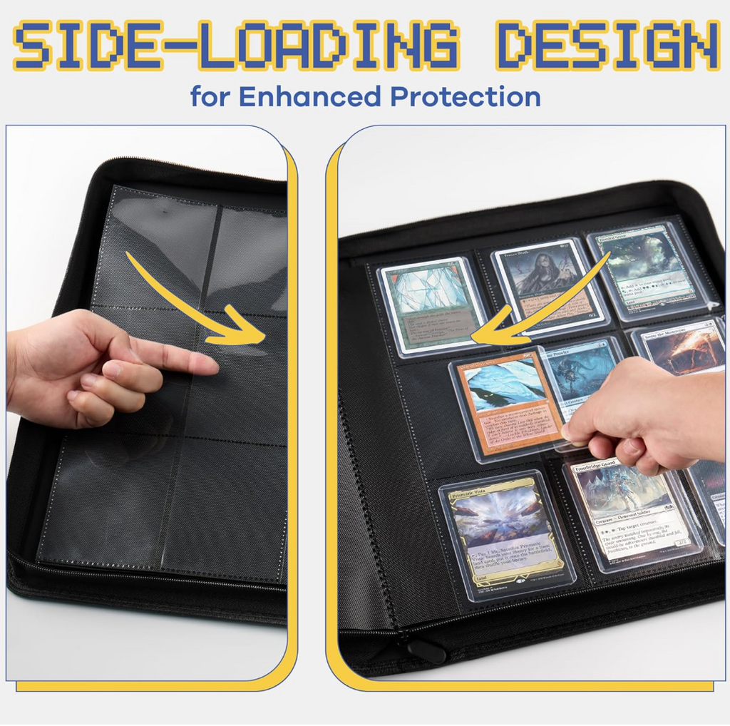 Custom Pokémon/TCG Toploader Binder | Hand Painted + 3D Printed Design