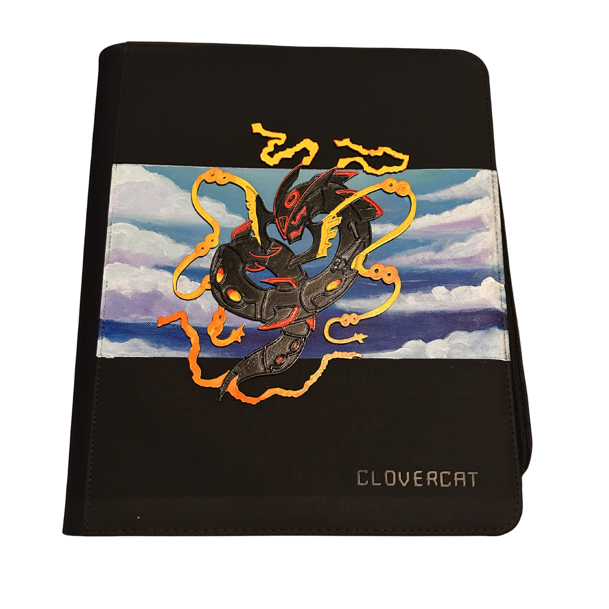 Custom Pokémon/TCG Toploader Binder | Hand Painted + 3D Printed Design